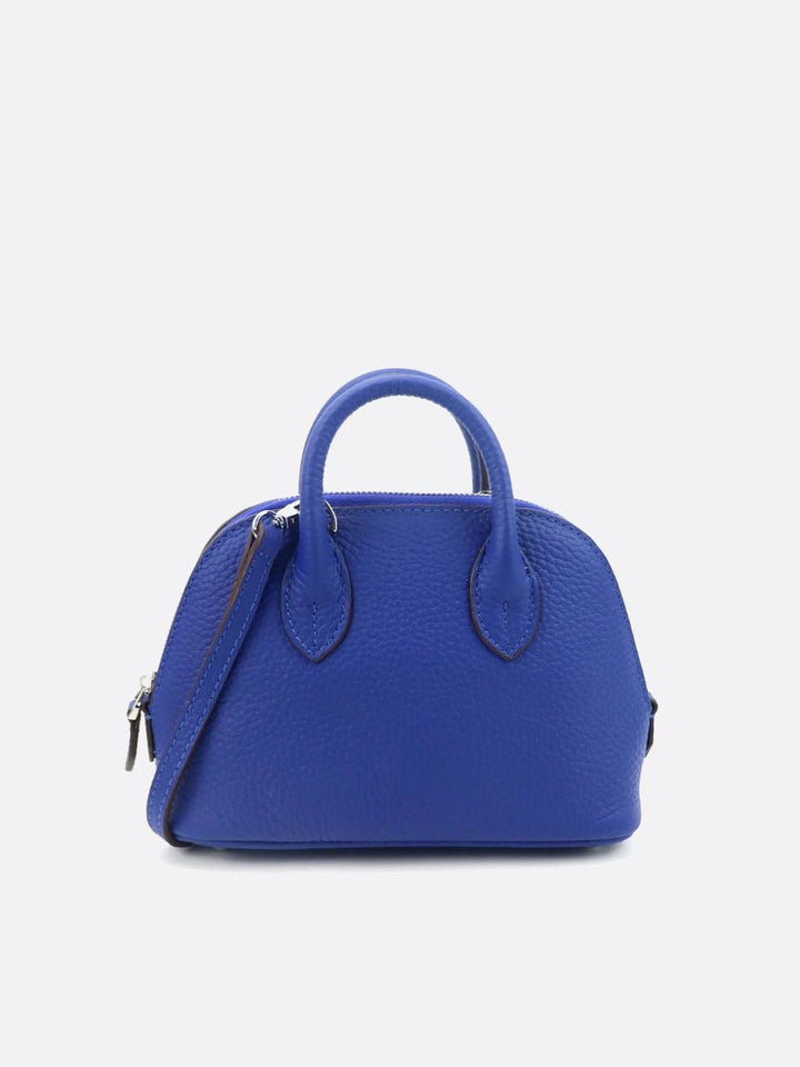 petit sac à main cuir bleu