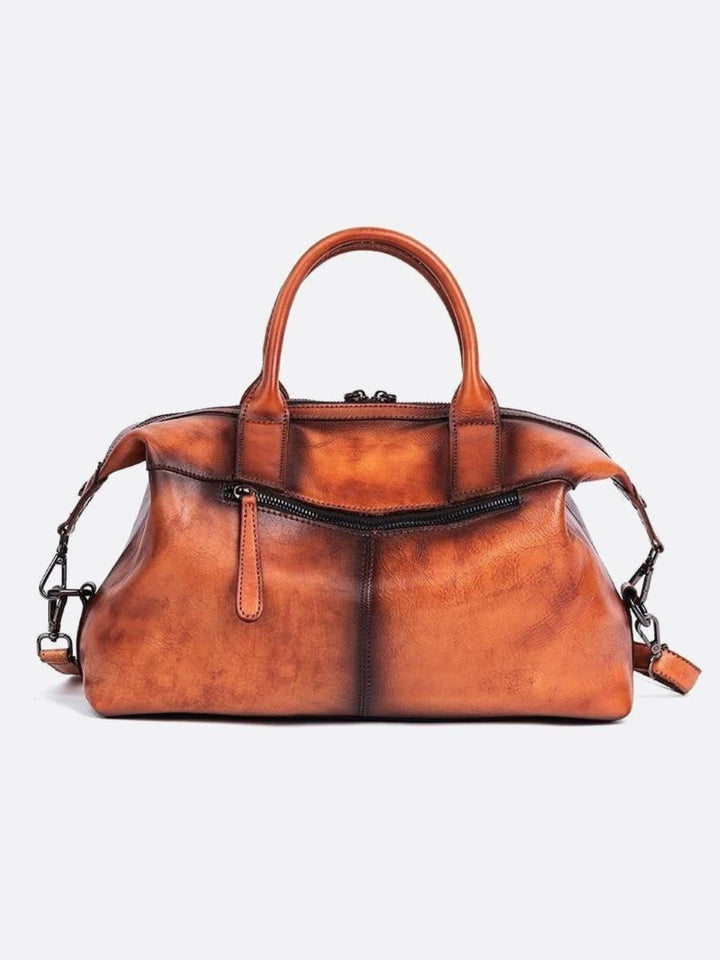 Vintage leather handbag