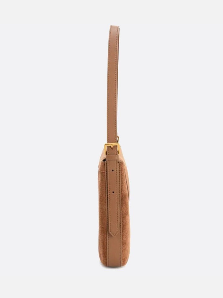 Leather shoulder bag