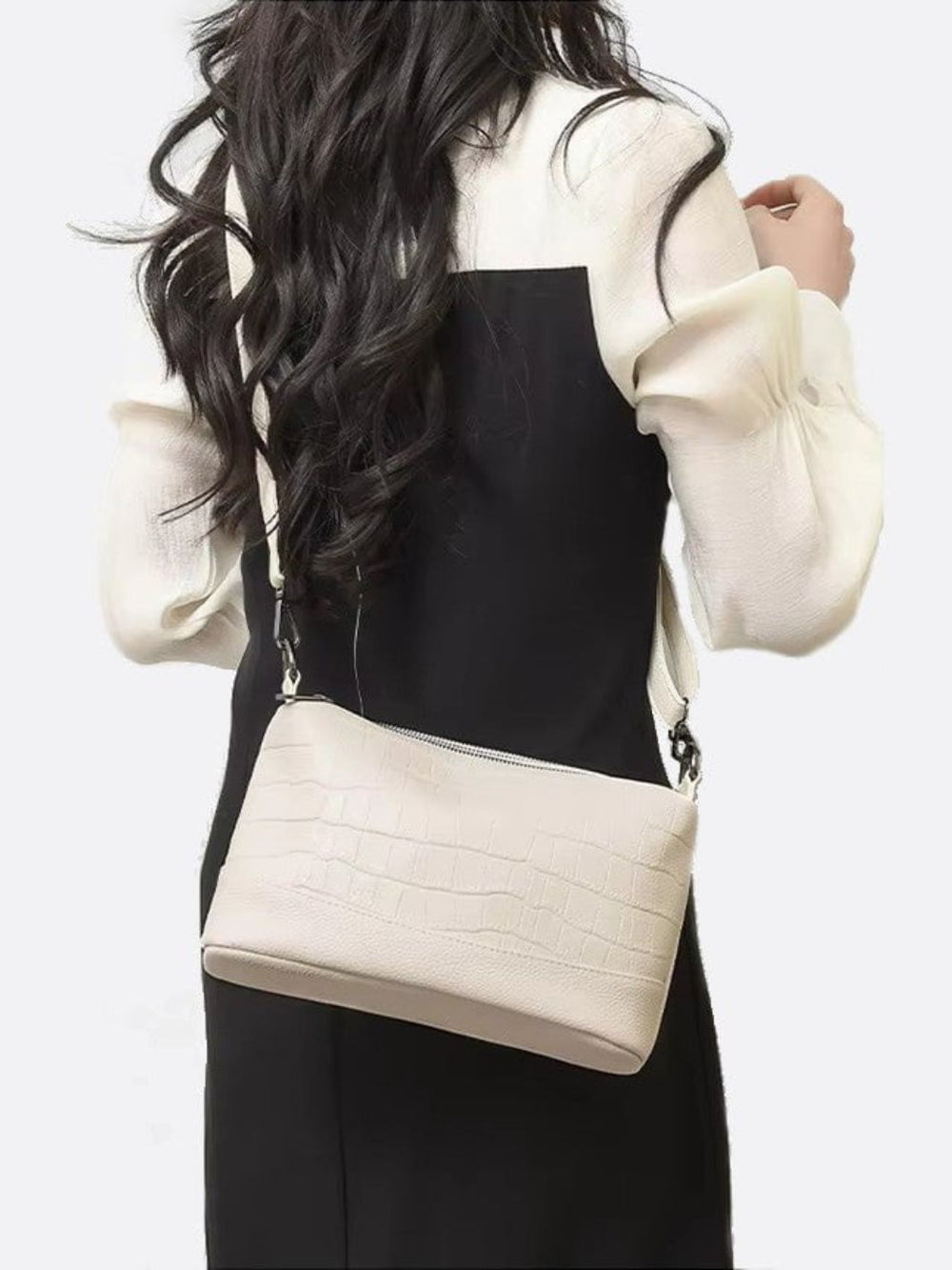 Sac bandoulière multipoches femme