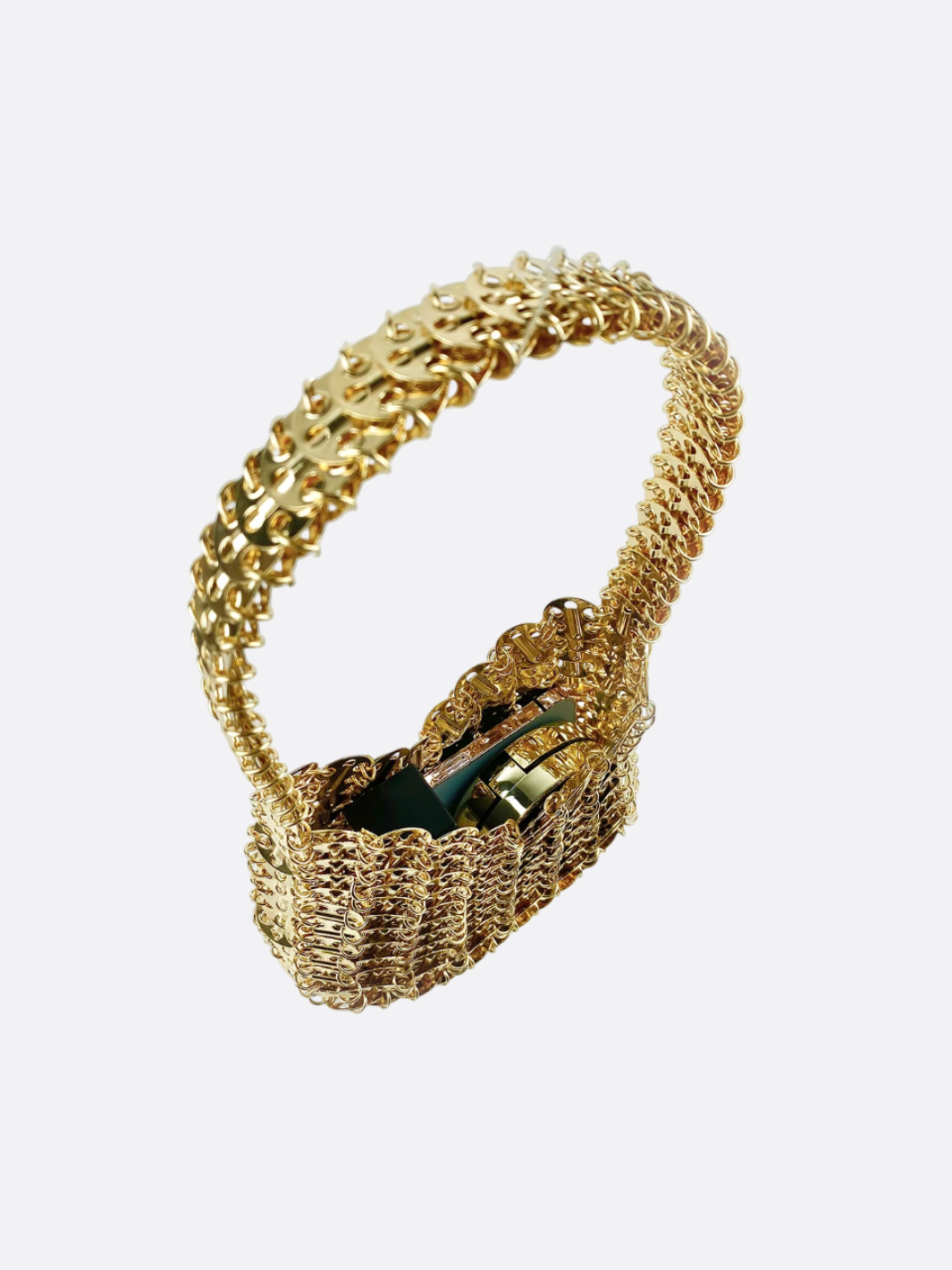 Gold metallic bag