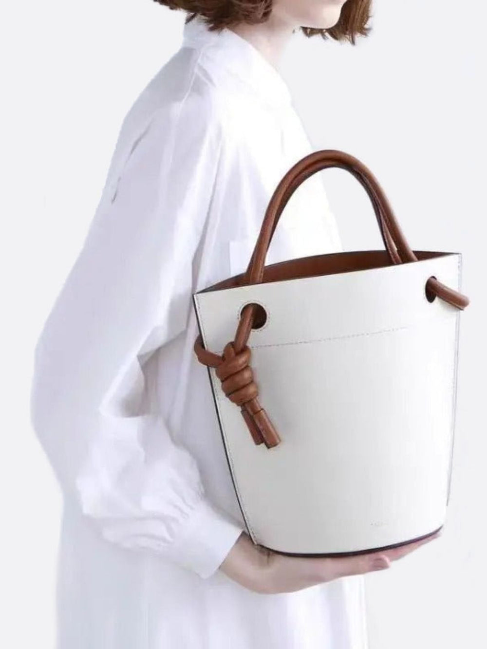 Sac femme cuir blanc