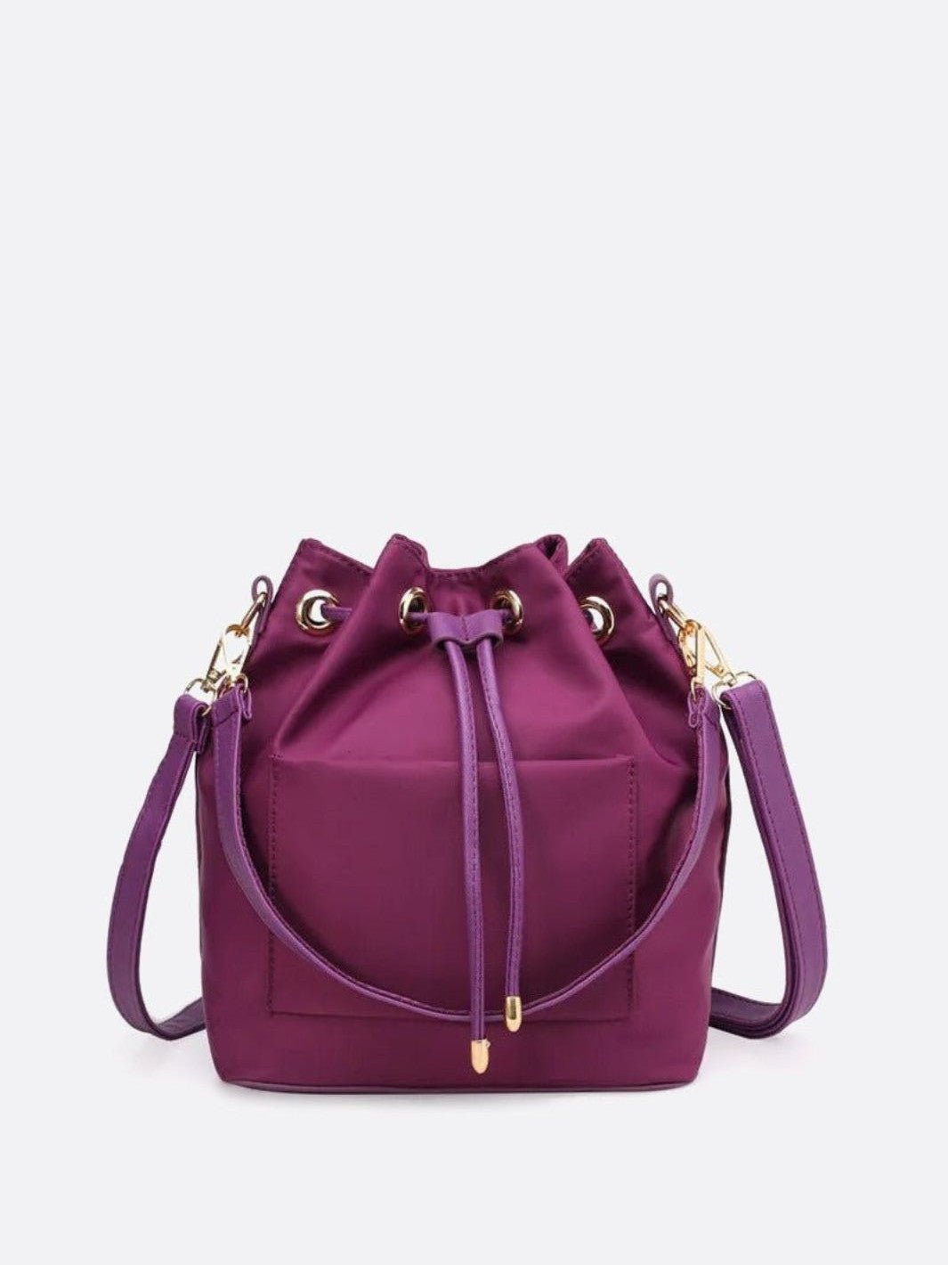 Sac seau toile pourpre